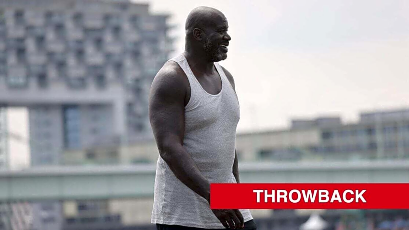 Al Harrington tells what Shaquille O’Neal said to him when his attempt to draw a foul went very badly wrong