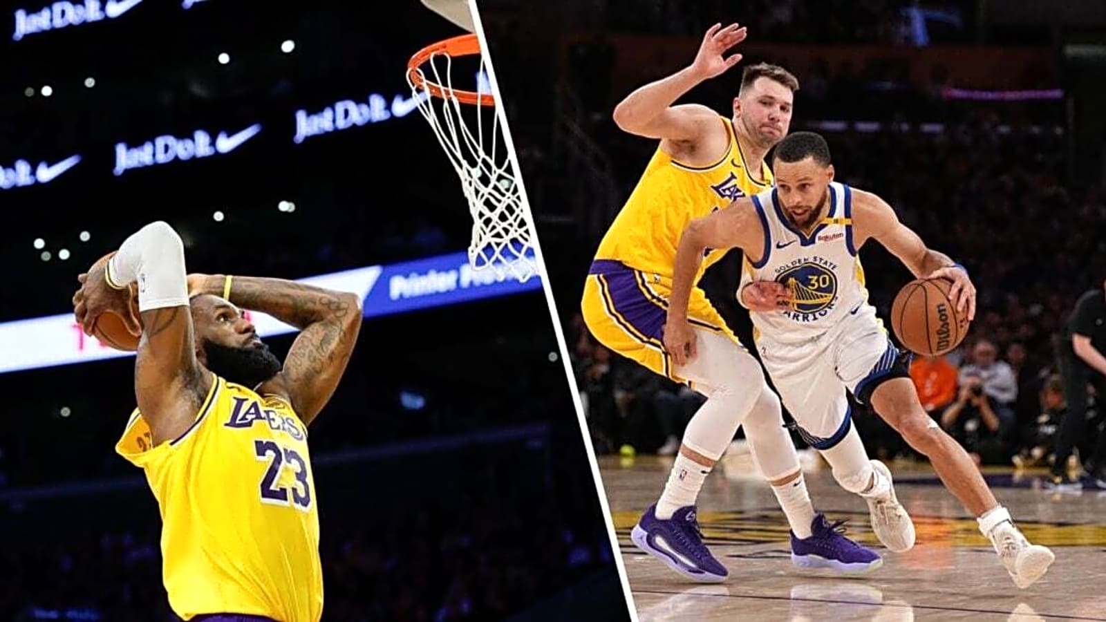 Joe Johnson says whether LeBron James has better chance to win title with Luka Doncic or Stephen Curry