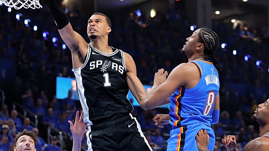 Victor Wembanyama's historic Game 1 lifts Spurs past Thunder