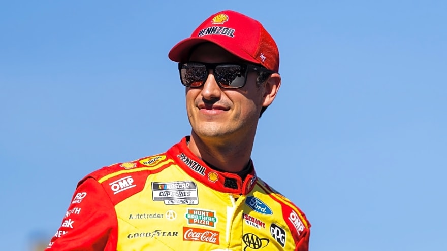 Joey Logano addresses health concerns following debut of his new bald look