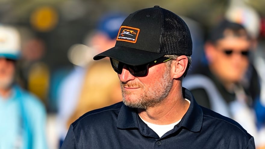 Dale Earnhardt Jr. reacts to Denny Hamlin addressing future NASCAR plans