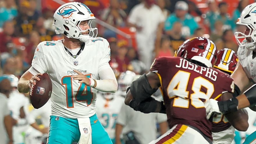 Report: Jacksonville Jaguars trade for Miami Dolphins quarterback Quinn Ewers