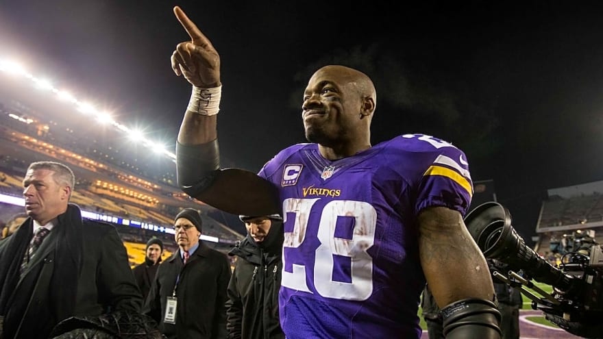 Minnesota Vikings to induct former RB Adrian Peterson into Ring of Honor