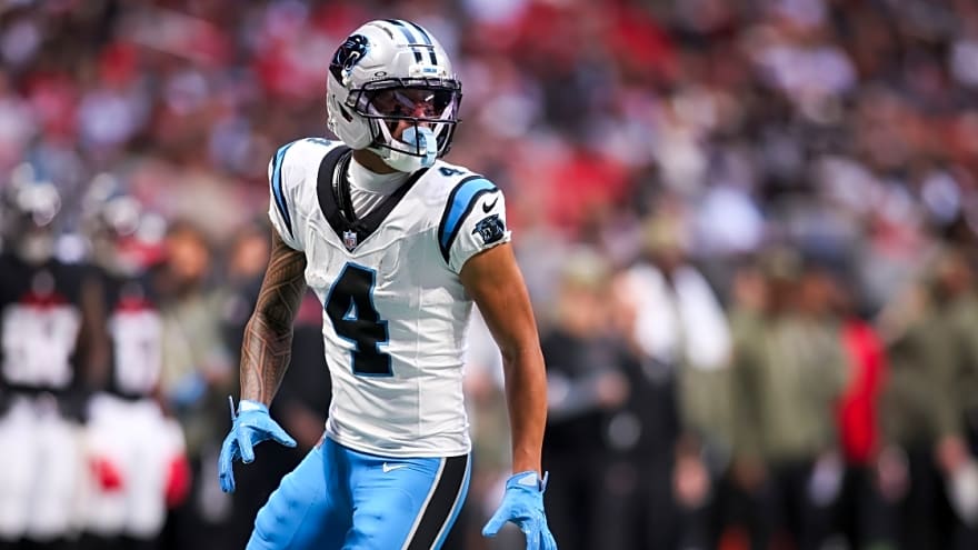 Panthers WR Tetairoa McMillan reacts to strong start to rookie season, talks partnership with Sharpie