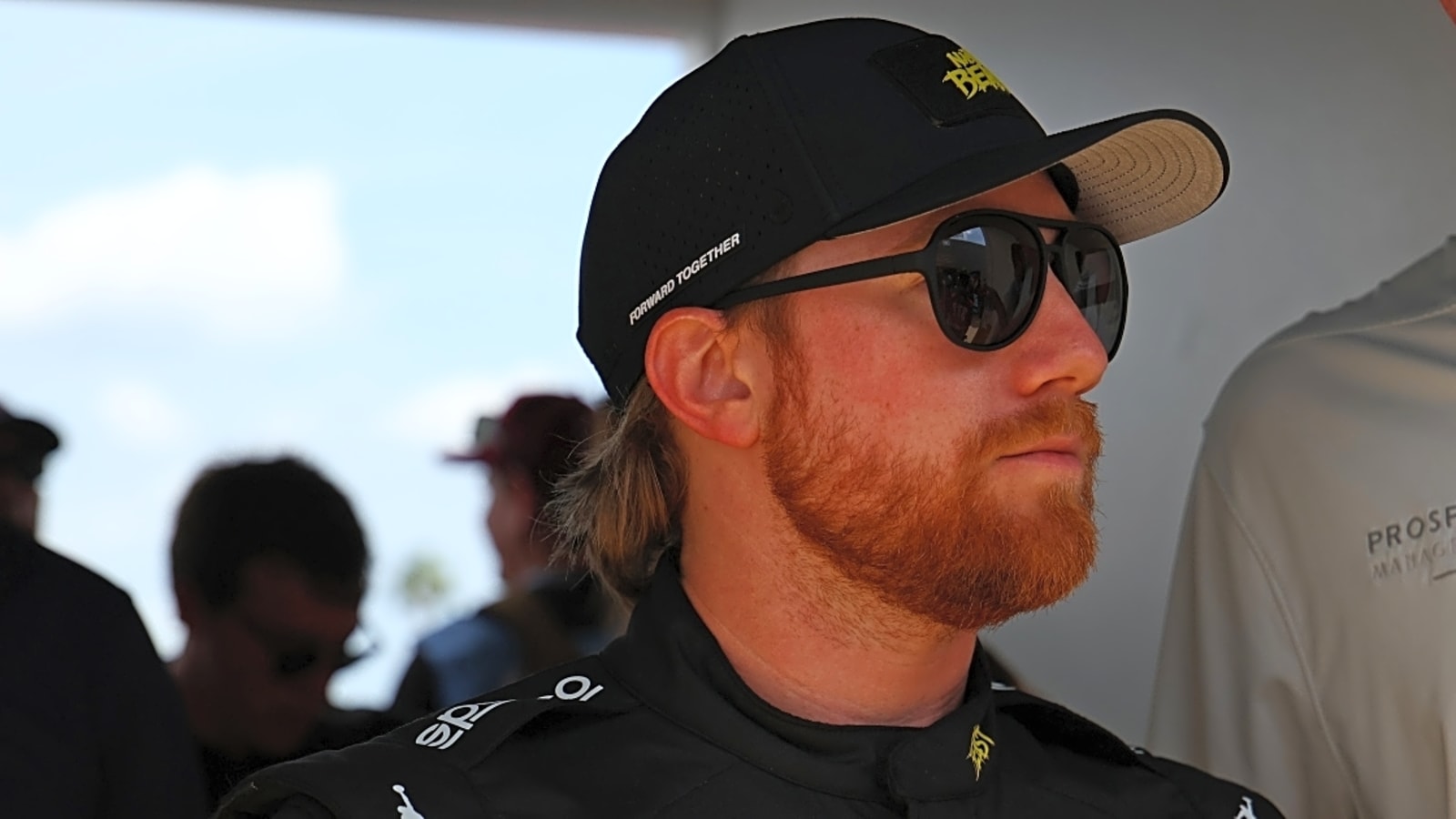 Kevin Harvick reacts to Tyler Reddick racing at Kansas with his son hospitalized