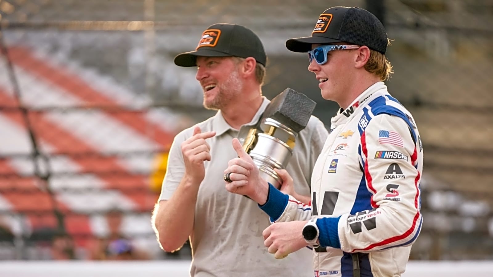 Dale Earnhardt Jr. questions NASCAR penalty enforcement in wake of Connor Zilisch Portland win
