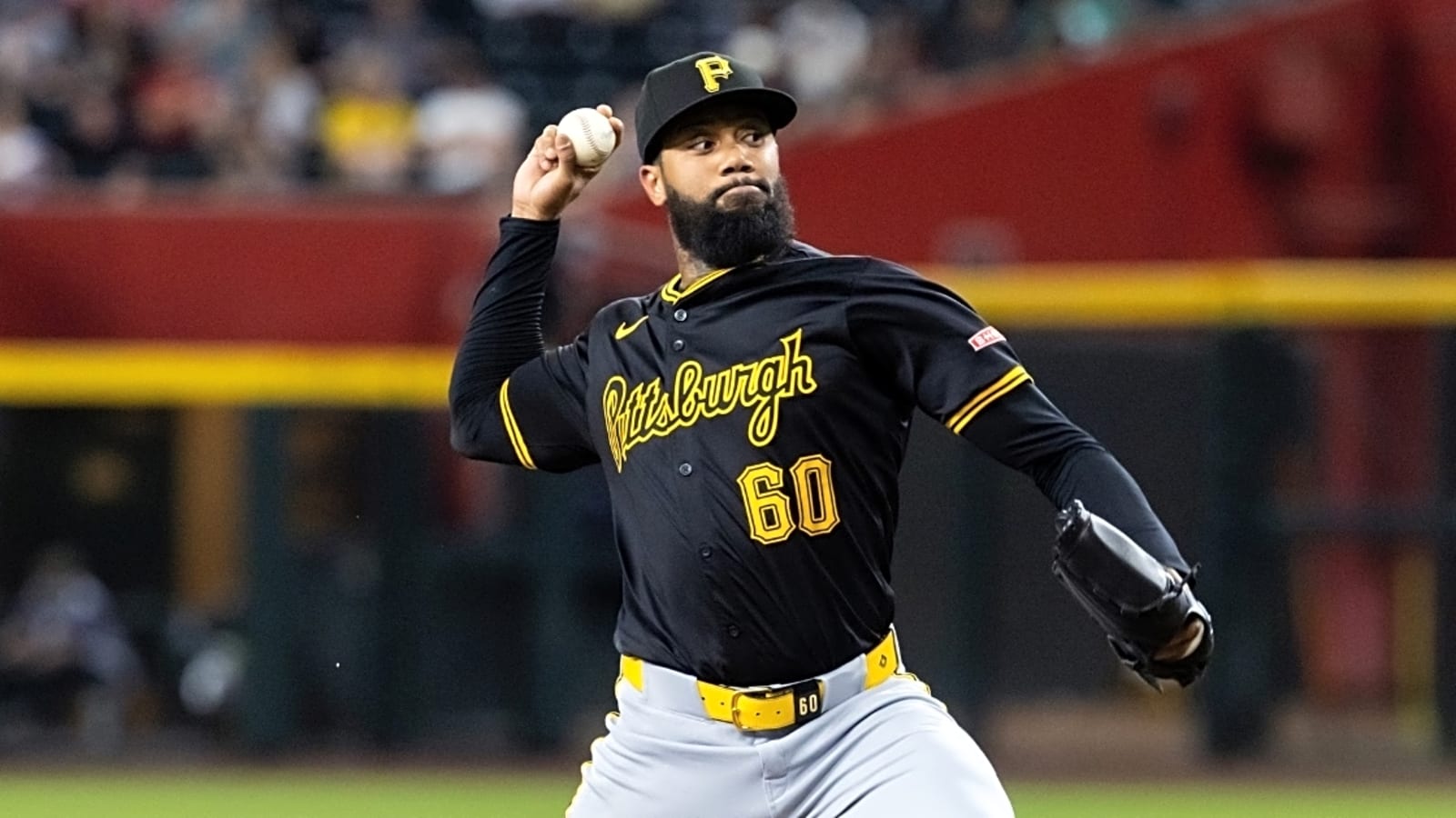 Pirates pitcher Dennis Santana takes swing at fan above bullpen during game vs. Tigers