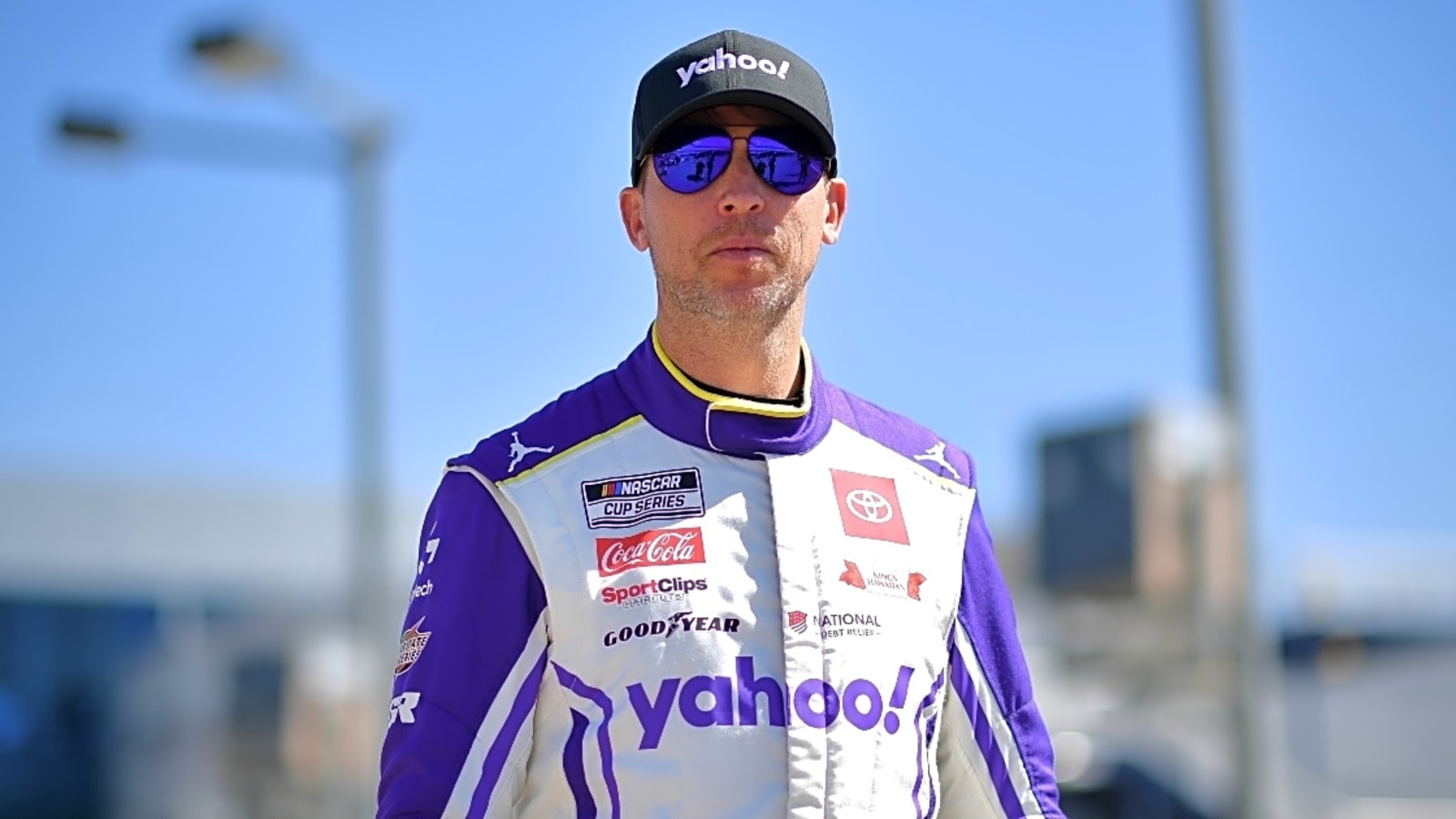Denny Hamlin explains near-disaster pit stop at Michigan, shouts out crew: ‘Great defensive move’