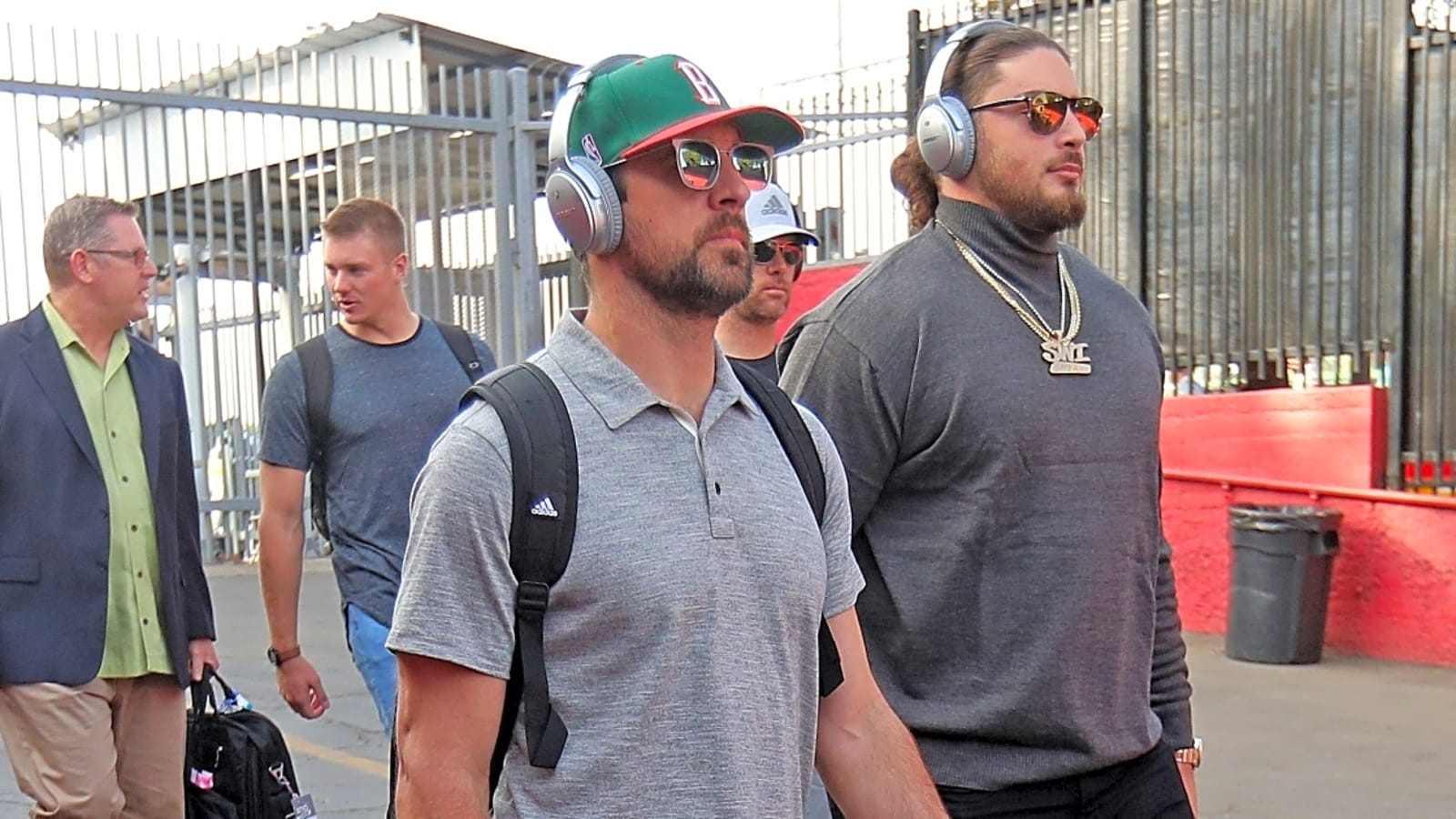 Former Packers OT David Bakhtiari pokes fun at Aaron Rodgers in Jordan Love wedding post