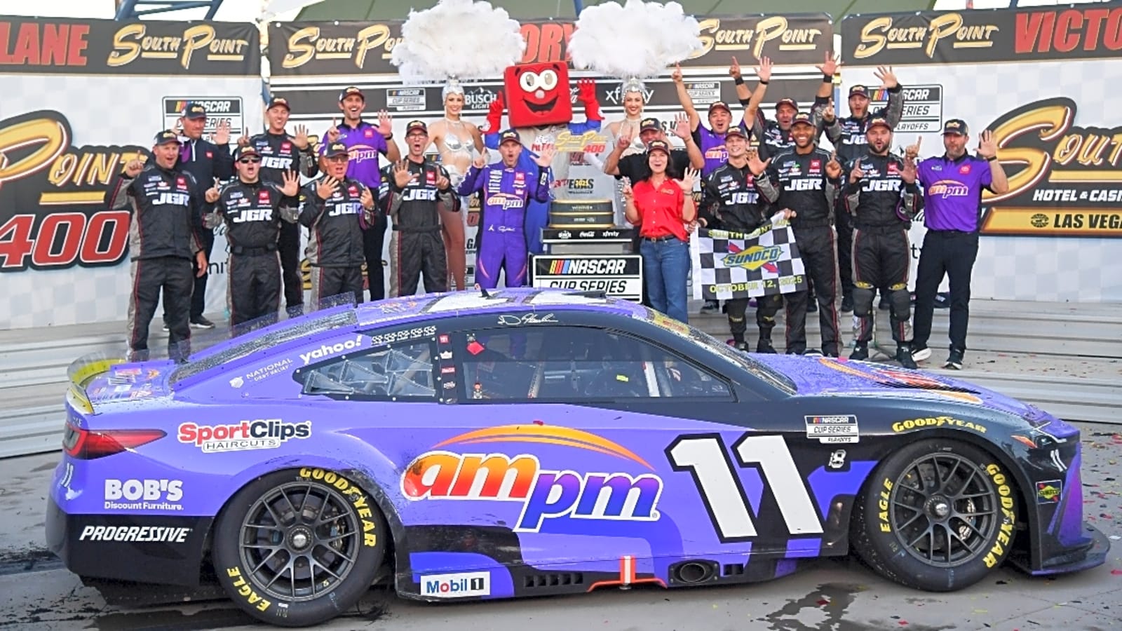 Denny Hamlin explains why he didn’t expect to win at Las Vegas NASCAR playoff race