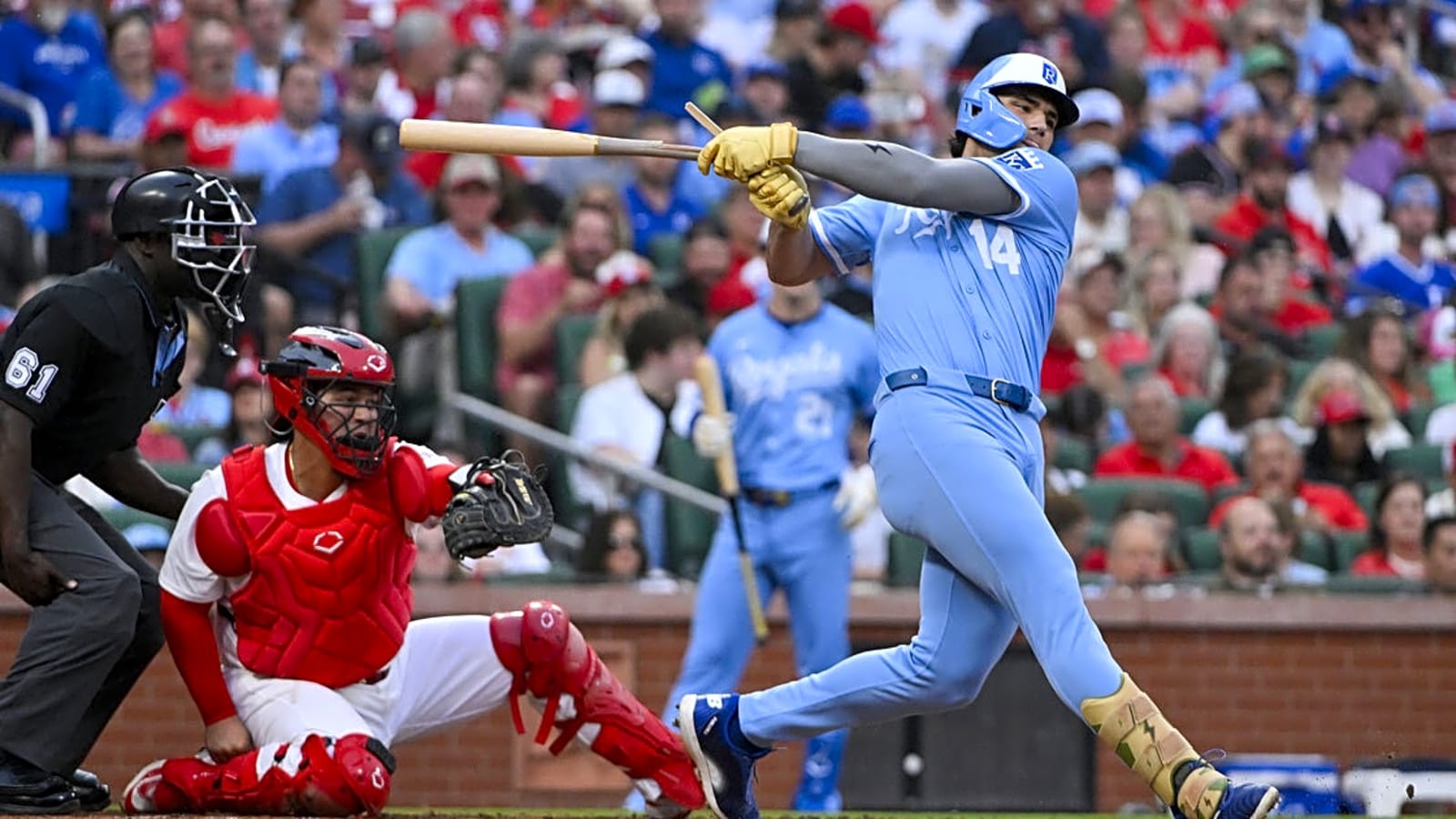 Former Florida slugger Jac Caglianone blasts first Major League home run