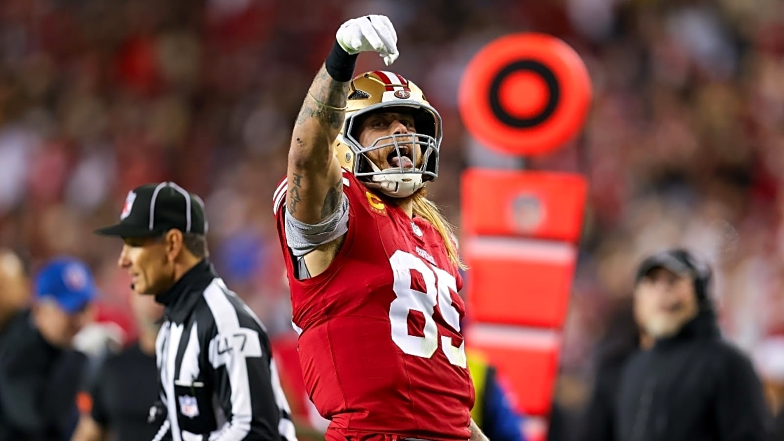 49ers TE George Kittle ‘would love’ to pursue WWE career after NFL