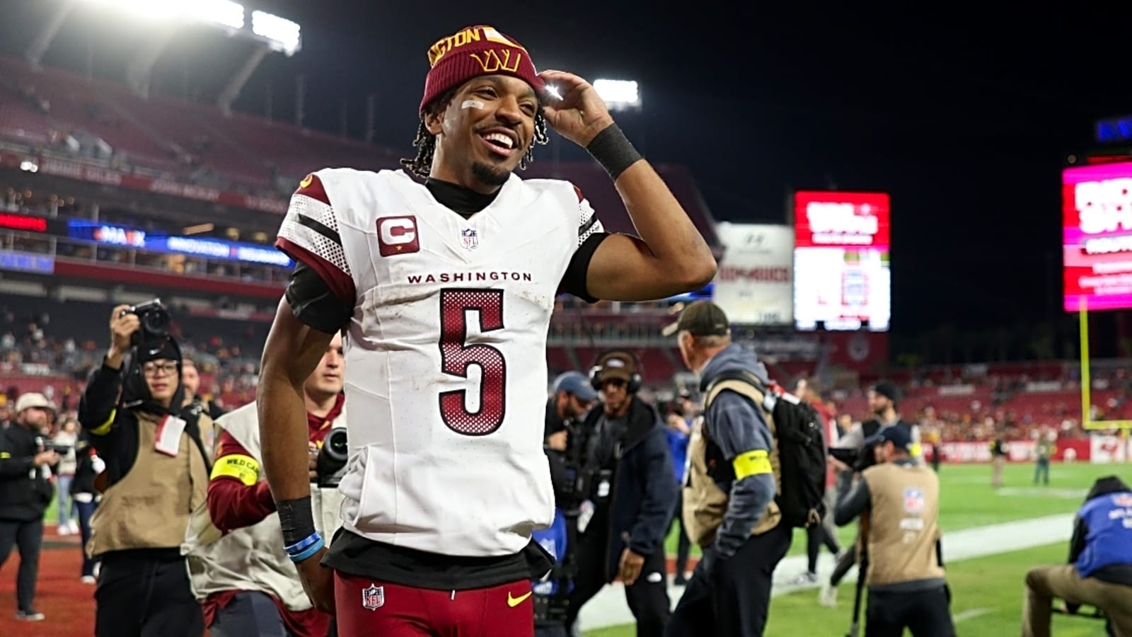 Former Cowboys DE Marcus Spears expects Jayden Daniels to take NFC East QB crown in 2025