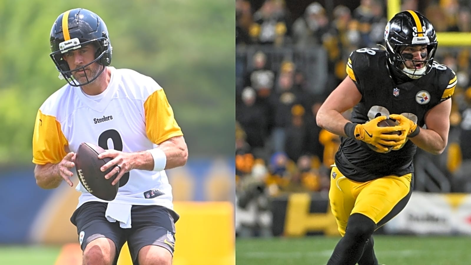 Aaron Rodgers evaluates Pat Freiermuth, Pittsburgh Steelers tight end room