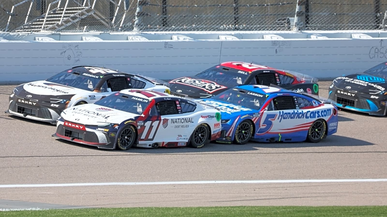Denny Hamlin breaks down what he could have done differently on OT restart at Kansas