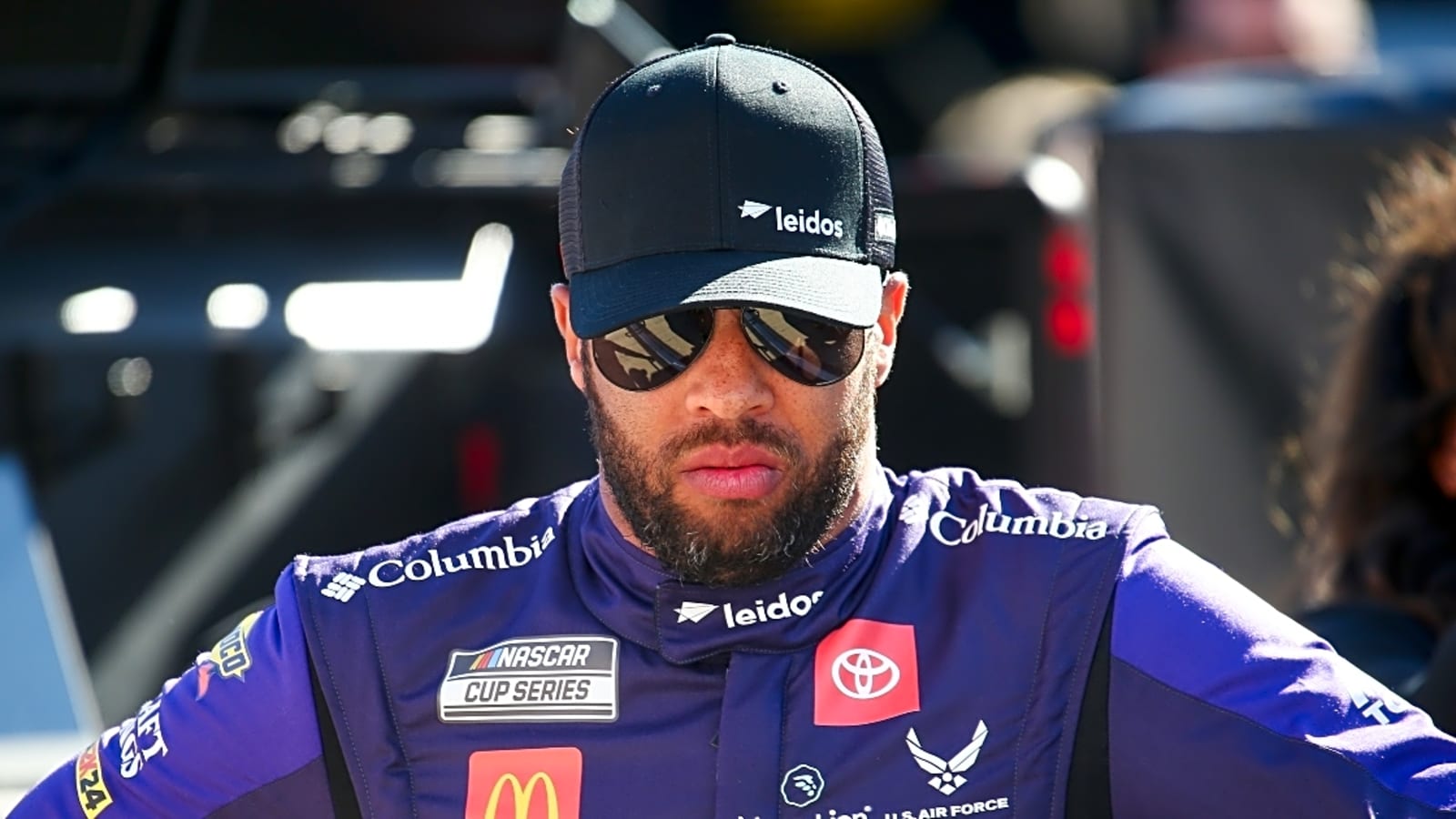Bubba Wallace reacts to massive Stage 1 wreck at Daytona, assigns blame