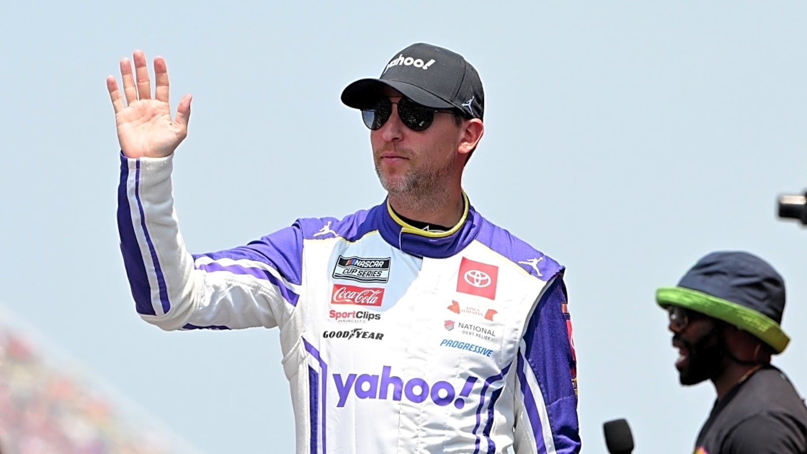 Denny Hamlin explains how he reacted to watching Mexico City race at home