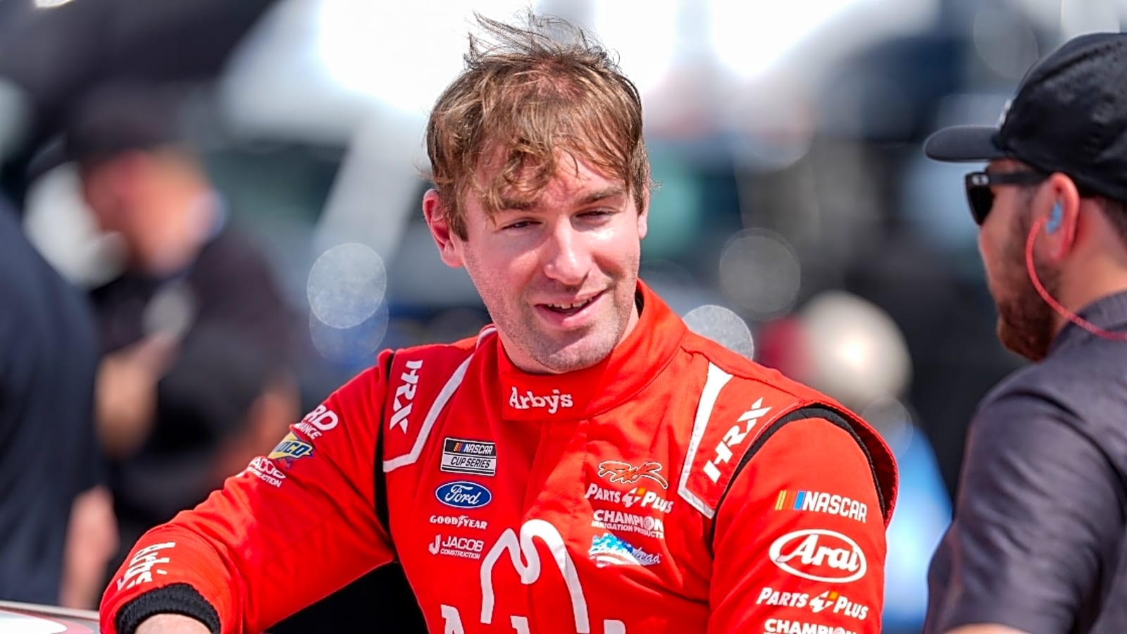 Cody Ware reacts to NASCAR delay in throwing caution after violent crash at Chicago