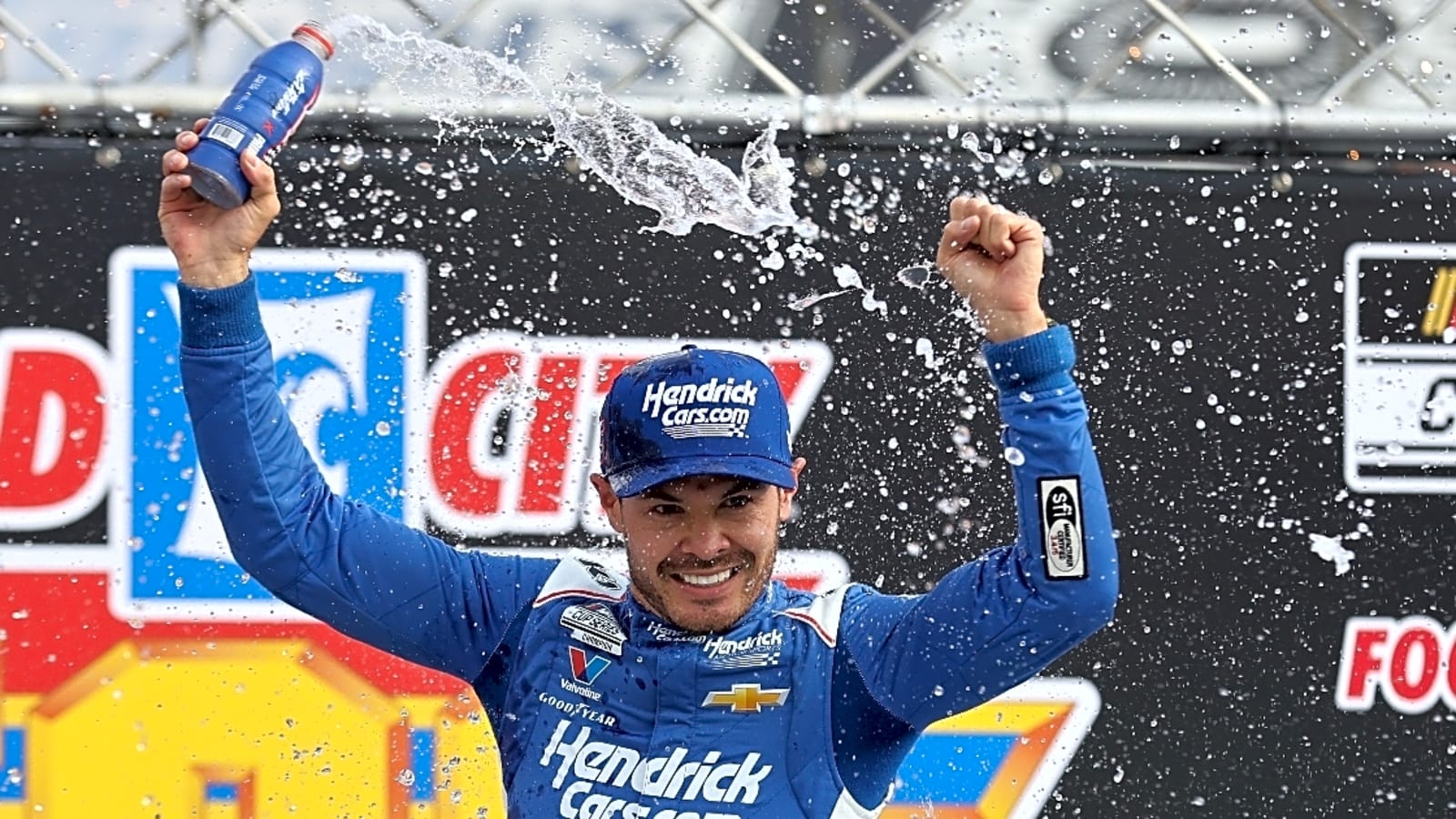 Kyle Larson takes jab at Denny Hamlin after Bristol win: ‘We hate to see him win’