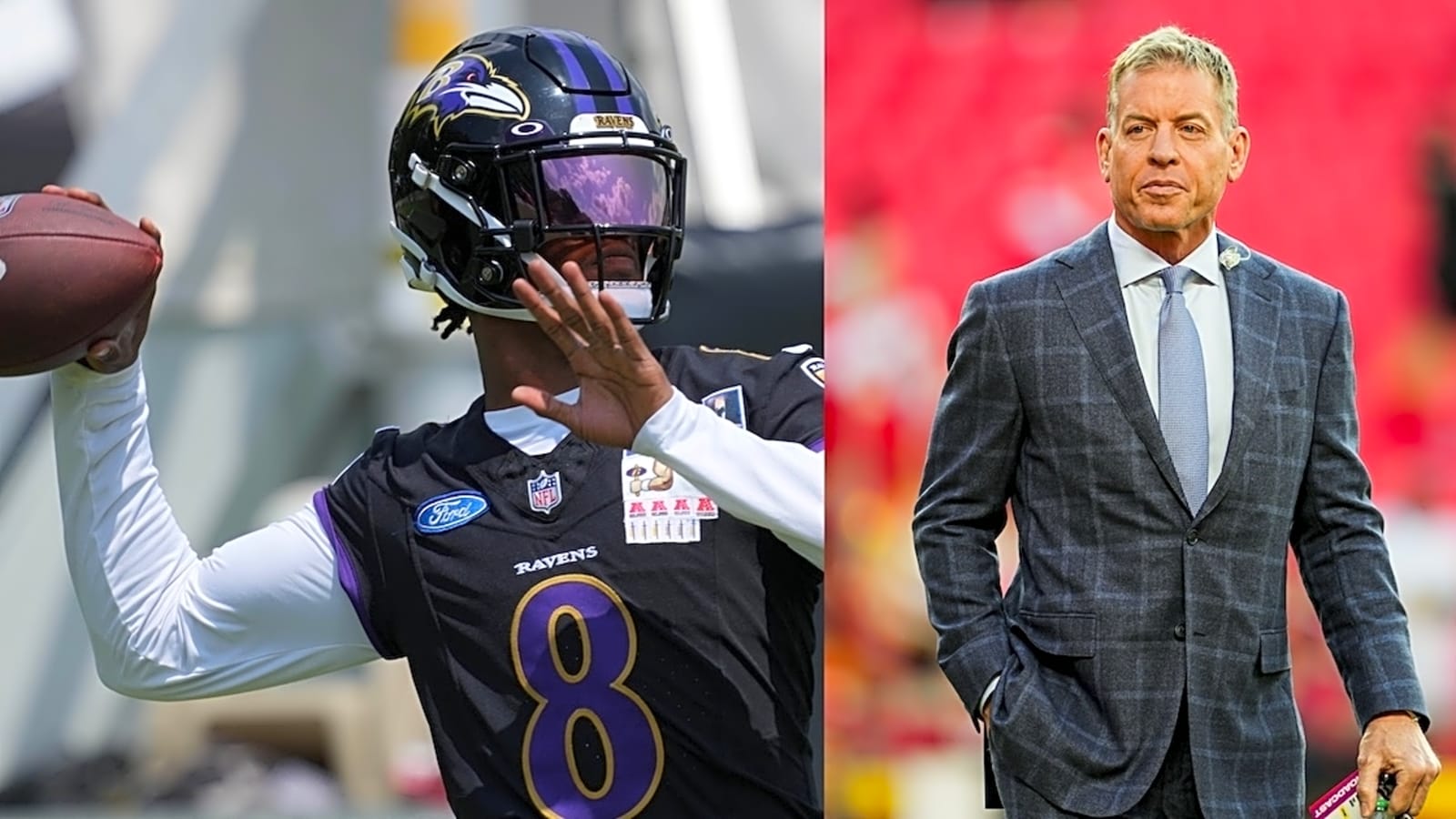 Lamar Jackson ends trademark dispute with Troy Aikman over No. 8