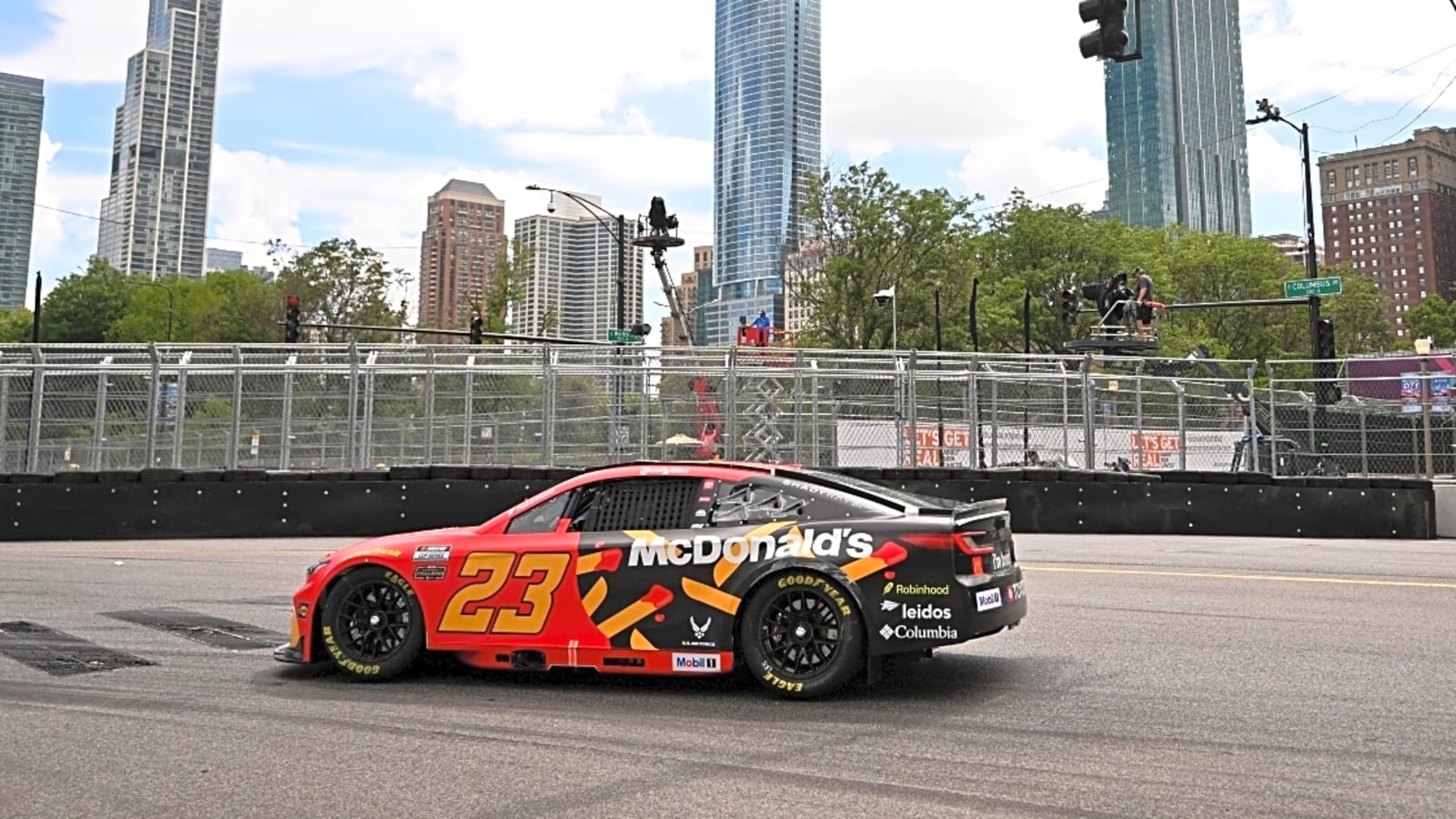 Bubba Wallace airs it out on Chicago Street Race, Alex Bowman scrap, Kyle Larson
