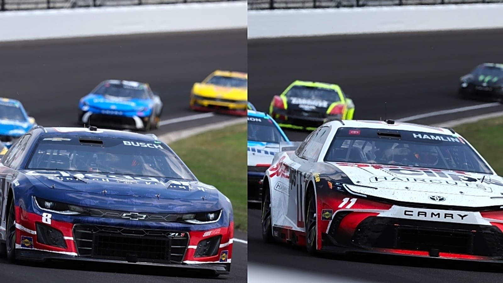Kyle Busch, Denny Hamlin rehash 2024 Indianapolis drama