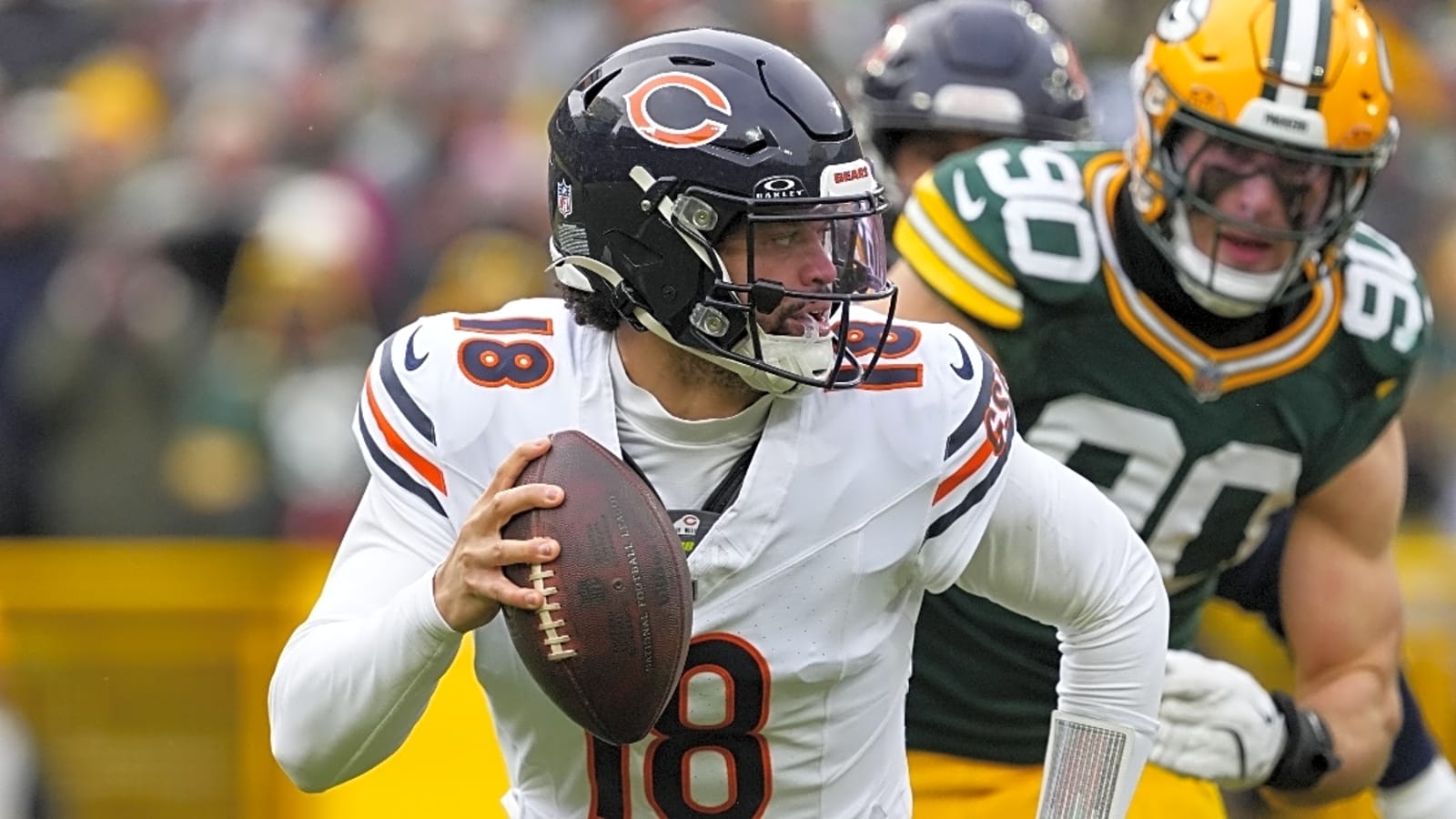 Caleb Williams gives blunt take on Green Bay Packers fans: ‘They suck’