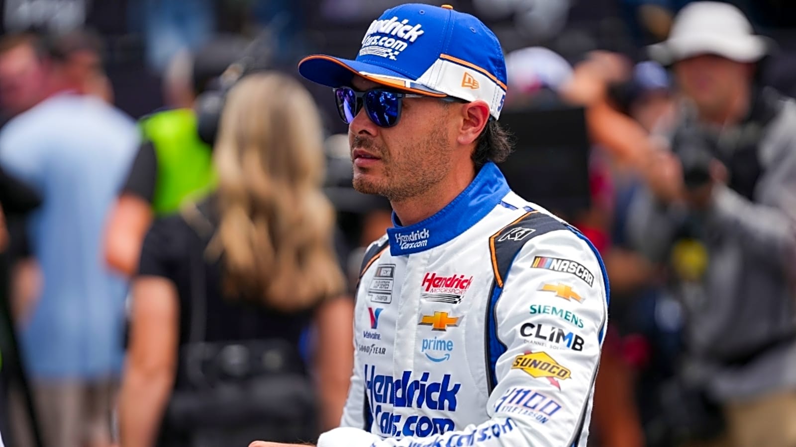 Kyle Larson shreds famous Martinsville Speedway hot dogs: ‘I think they’re disgusting’