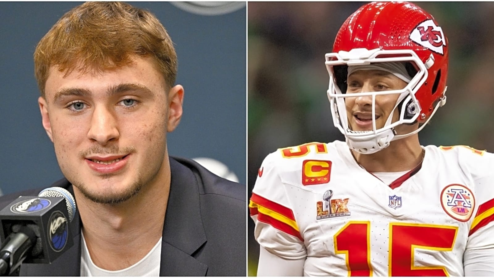 Patrick Mahomes reacts to Cooper Flagg’s first NBA points in Summer League action