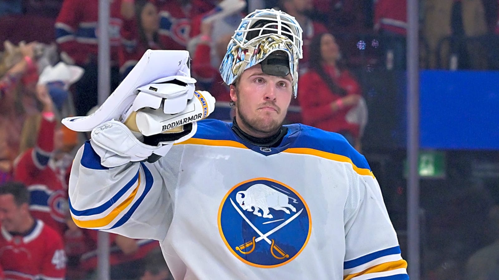 Ukko-Pekka Luukkonen takes over in net as Sabres even series with Game 4 comeback