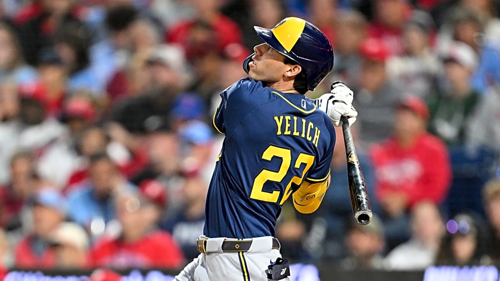 Brewers' Christian Yelich makes history in first World Series