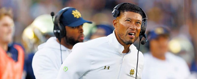 Marcus Freeman doesn't sound convinced Notre Dame should join a conference