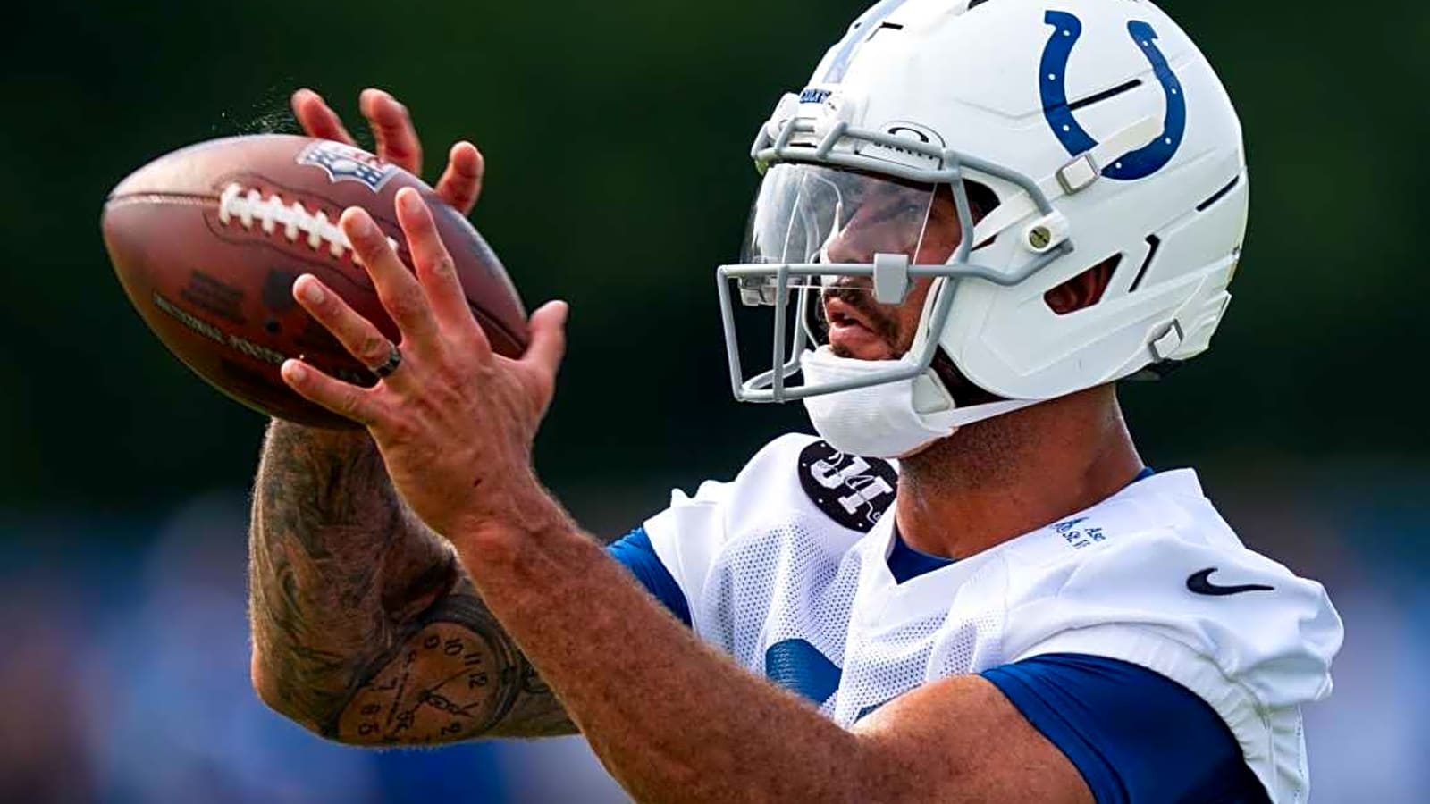 Colts star Michael Pittman Jr. gave a rookie a unique test during the start of training camp, and he passed with flying colors