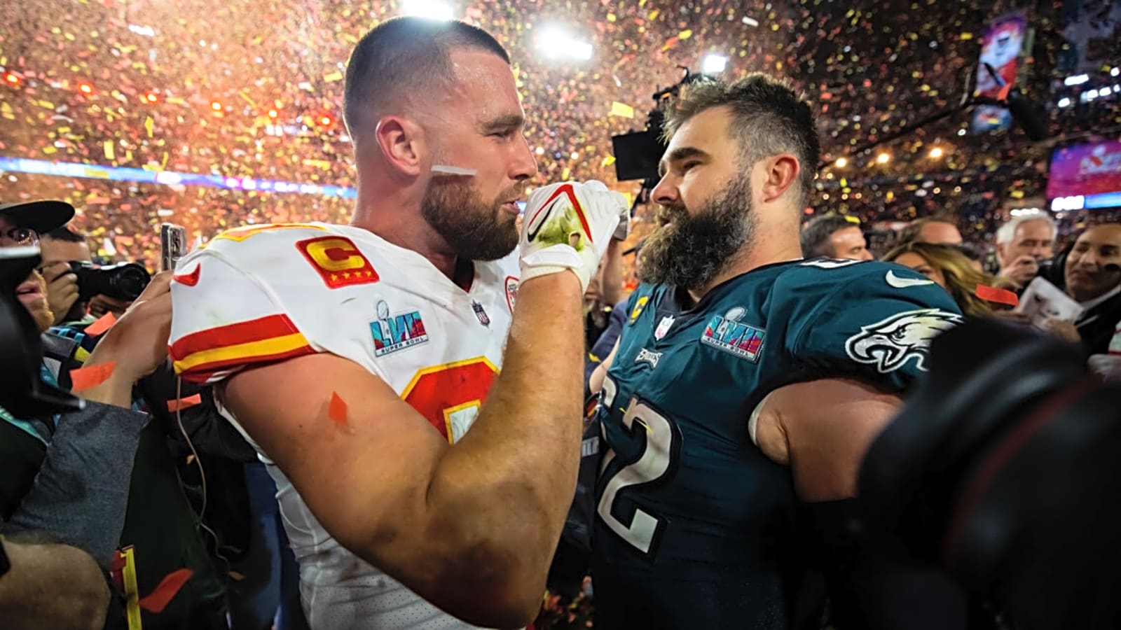 Travis Kelce, Jason Kelce Announce Special Plan Before Chiefs-Eagles Rematch