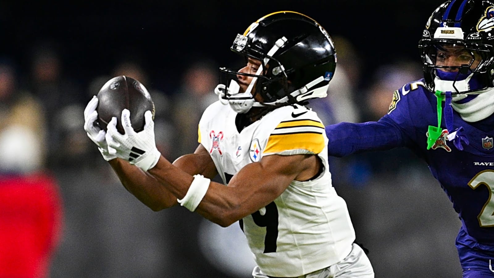 Steelers&#39; position coach plants his flag when asked who currently occupies the wide receiver number two role in Pittsburgh