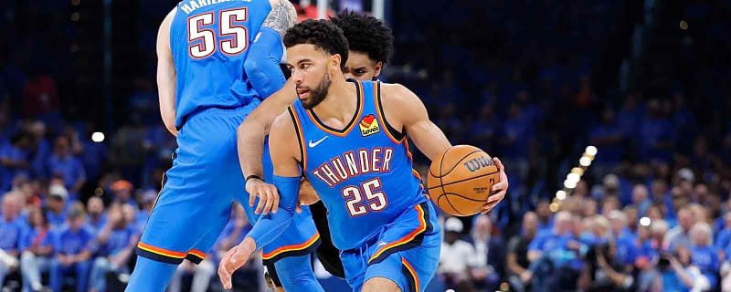 Ajay Mitchell on injury report vs. Mavericks with Jalen Williams, Cason Wallace, Chet Holmgren, Alex Caruso all out