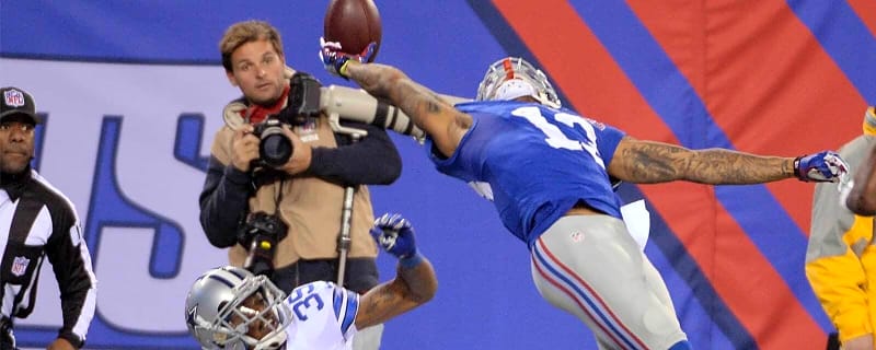 Odell Beckham Jr.’s first 1-handed catch back with Giants has fans divided