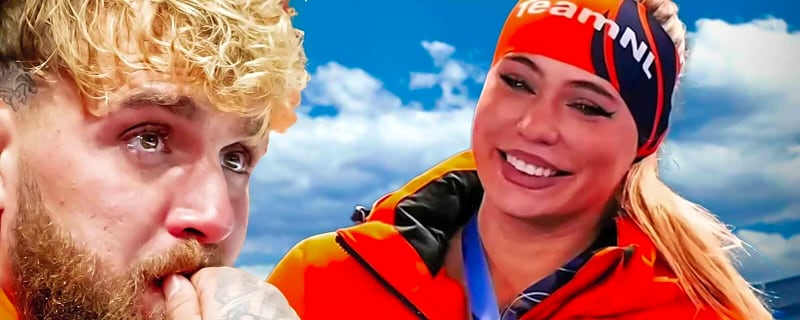 Jake Paul gets emotional as fiancée Jutta Leerdam wins Olympic gold