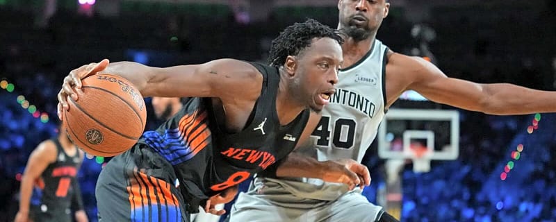 Knicks’ OG Anunoby left absolutely baffled by reporter’s ‘winning in Vegas’ question