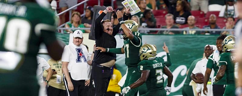 Alex Golesh brings star USF QB Byrum Brown to Auburn