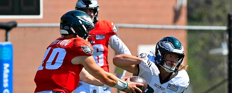 Carson Steele becomes Eagles preseason legend with multiple Saquon Barkley-style hurdles