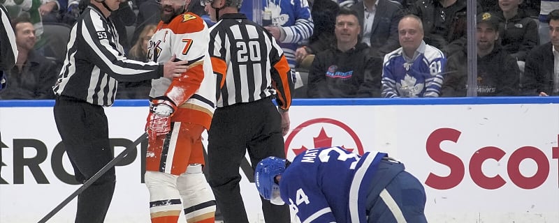 Maple Leafs call out NHL for Radko Gudas’ suspension length after ending Auston Matthews’ season