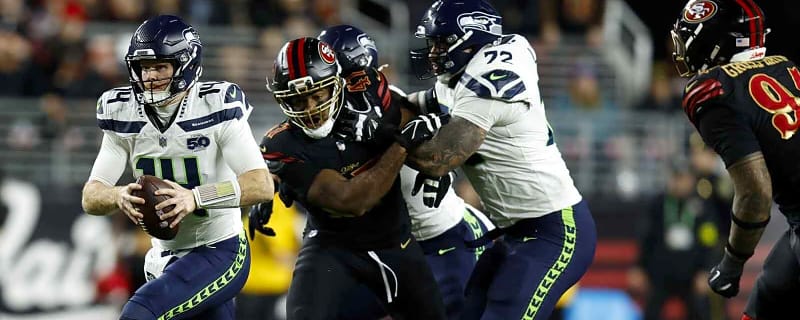 Sam Darnold’s 8-word playoff message to Brock Purdy after Week 18 battle