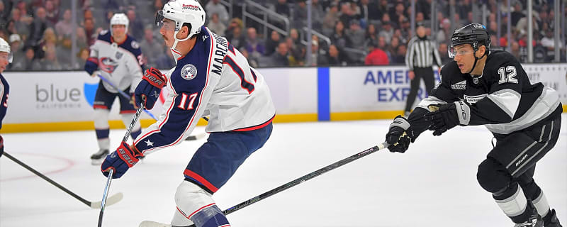 Blue Jackets’ Mason Marchment gets real on 2nd period scrum vs. Islanders