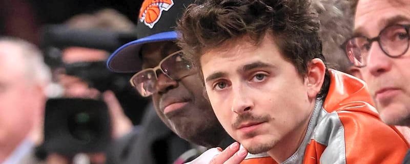 Timothée Chalamet, Kylie Jenner congratulate Karl-Anthony Towns after Game 2
