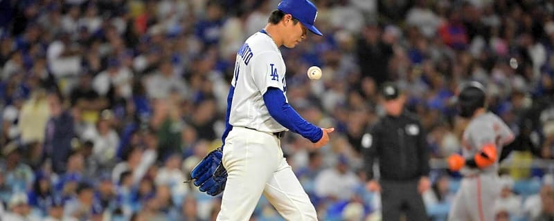 Dodgers’ Yoshinobu Yamamoto pounded by unlikeliest Giants hero as concerns pile up