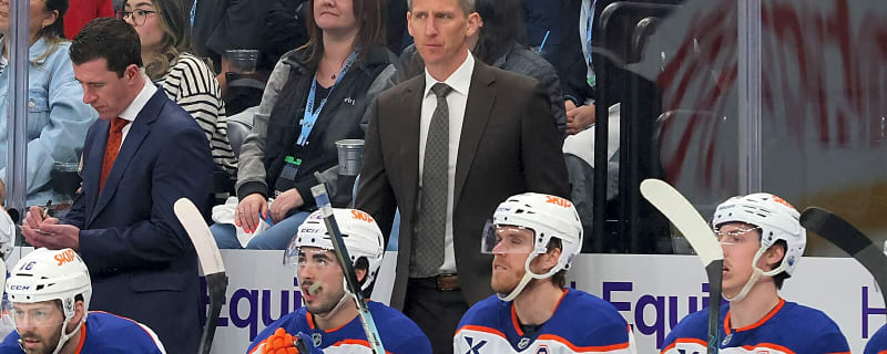 Oilers coach Kris Knoblauch responds to Ducks’ controversial Game 4 OT goal