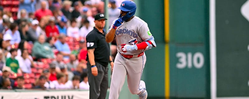 Vladimir Guerrero Jr. breaks homerless streak, gets shade from John Schneider