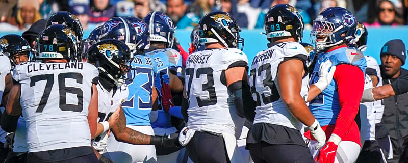 Jaguars vs. Titans nearly devolves into all-out brawl on sidelines