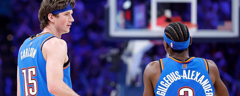 How Thunder’s SGA took Lu Dort’s breath away with off-the-backboard pass to himself